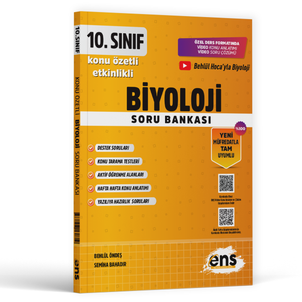 ENS 10.SINIF ETKİNLİKLİ KÖS BİYOLOJİ - 2025-26